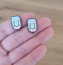 10pc (5prs) 18mm Acrylic Pencil For Earrings, Laser cut acrylic, teacher Earring (No Stud), Acrylic Earrings, DIY earring flatback, cabochon