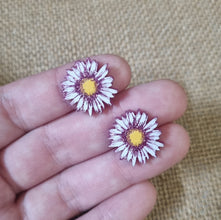 10pc (5prs) 20mm Acrylic Flower For Earrings, Laser cut acrylic, flower Earrings (No Stud), Acrylic Earrings, DIY earring flatback, cabochon