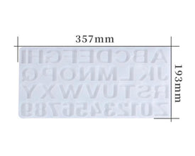 1pc English Alphabet Mould, Resin Molds Silicone Casting Molds, DIY Jewellery Making, DIY Alphabet Keyring, Keyring mould, silicone mold