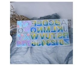 1pc English Alphabet Mould, Resin Molds Silicone Casting Molds, DIY Jewellery Making, DIY Alphabet Keyring, Keyring mould, silicone mold