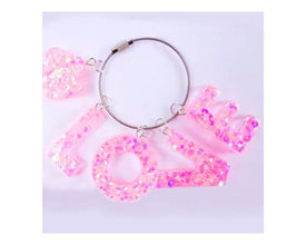 1pc English Alphabet Mould, Resin Molds Silicone Casting Molds, DIY Jewellery Making, DIY Alphabet Keyring, Keyring mould, silicone mold