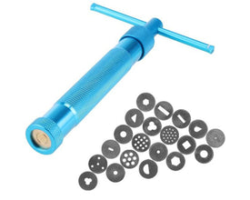 20 Discs DIY Clay Extruder, Craft gun extruder, pottery clay tools, fondant cake tools. Polymer clay tools, DIY jewelry making supplies