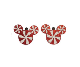 2pcs (1prs) 40/42mm Christmas Acrylics for earrings, Laser cut , Xmas Earring, Acrylic Earrings, DIY earring flatback, cabochon