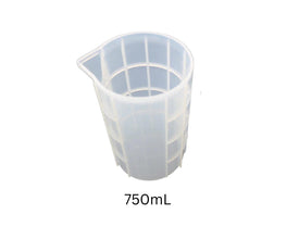1pc silicone beaker mold, 100/250/350/750mL reuasable silicone beaker, Epoxy Resin measuring cup, resin making tools , DIY resin jewelry
