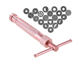 20 Discs DIY Clay Extruder, Craft gun extruder, pottery clay tools, fondant cake tools. Polymer clay tools, DIY jewelry making supplies