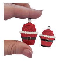 2pcs (1prs) 40/42mm Christmas Acrylics for earrings, Laser cut , Xmas Earring, Acrylic Earrings, DIY earring flatback, cabochon