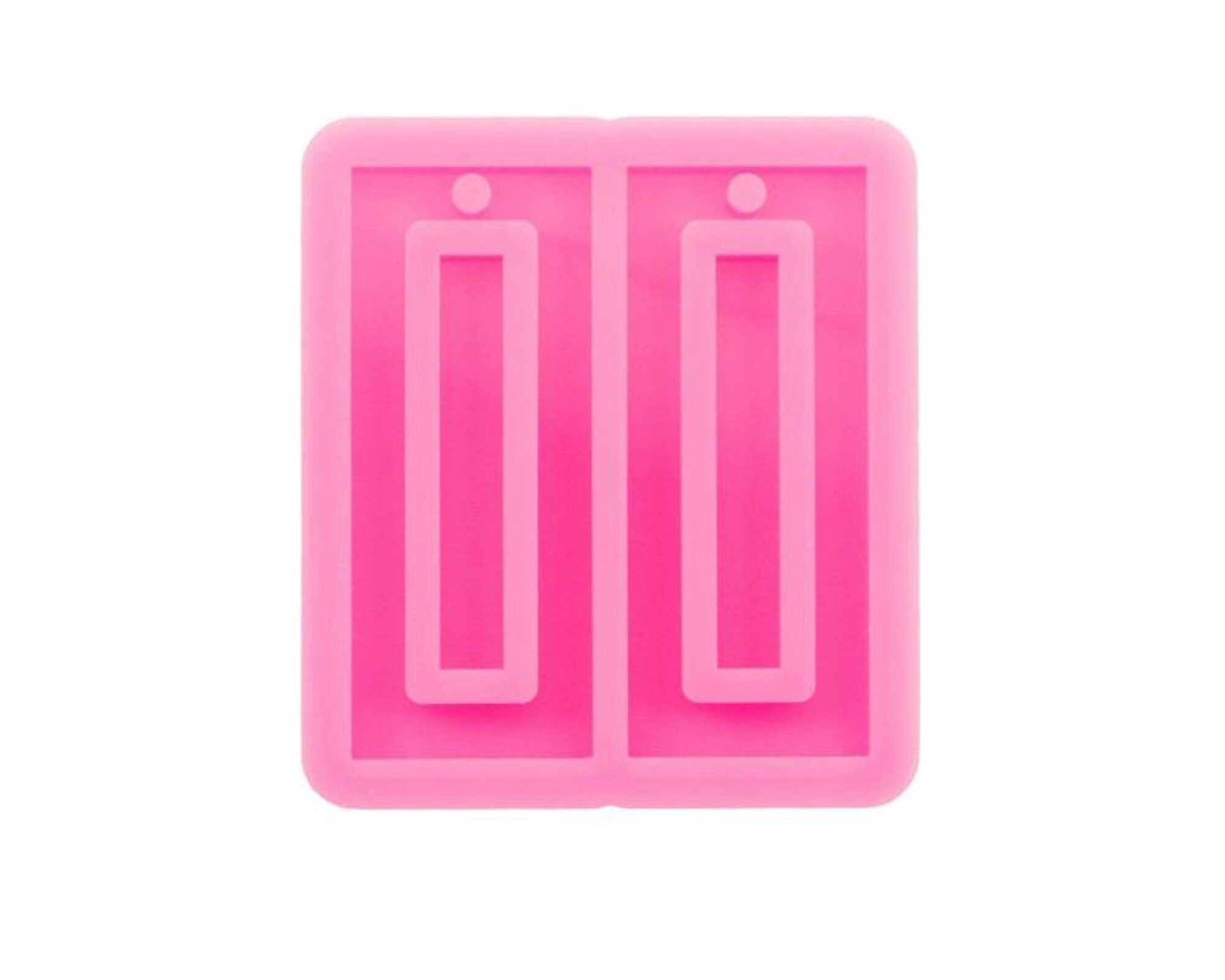 1pc rectangle earring mould, dangle drop mold, shiny Silicone mold, DIY Jewelry Making, epoxy Resin mould, Jewellery supplies australia