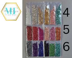 Mixed pack Broken glass stones crystals, DIY resin filler, diy nail art decoration, DIY jewellery making , mold fillings, Resin fillers