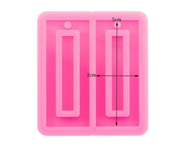 1pc rectangle earring mould, dangle drop mold, shiny Silicone mold, DIY Jewelry Making, epoxy Resin mould, Jewellery supplies australia