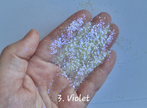 50g Holographic Small Nail Glitter, Holographic Sequins, Iridescent Mixed Hexagon, Sparkly Body Glitter, Manicure Glitter, Laser glitter