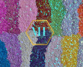 10g Holographic Small 1mm Nail Glitter, Holographic Sequins, Iridescent Mixed Hexagon, Sparkly Body Glitter, Manicure Glitter, Laser glitter