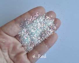 50g Holographic Small Nail Glitter, Holographic Sequins, Iridescent Mixed Hexagon, Sparkly Body Glitter, Manicure Glitter, Laser glitter