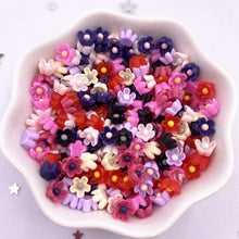 100pcs 6mm mini flower flatback