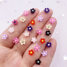100pcs 6mm mini flower flatback