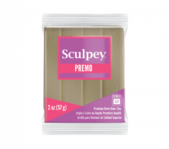 Sculpey Premo™ - 57g - Yellow Gold Glitter