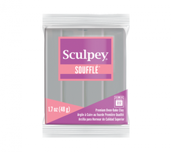 Sculpey Soufflé™ Oven Bake Clay - 1.7oz - Concrete